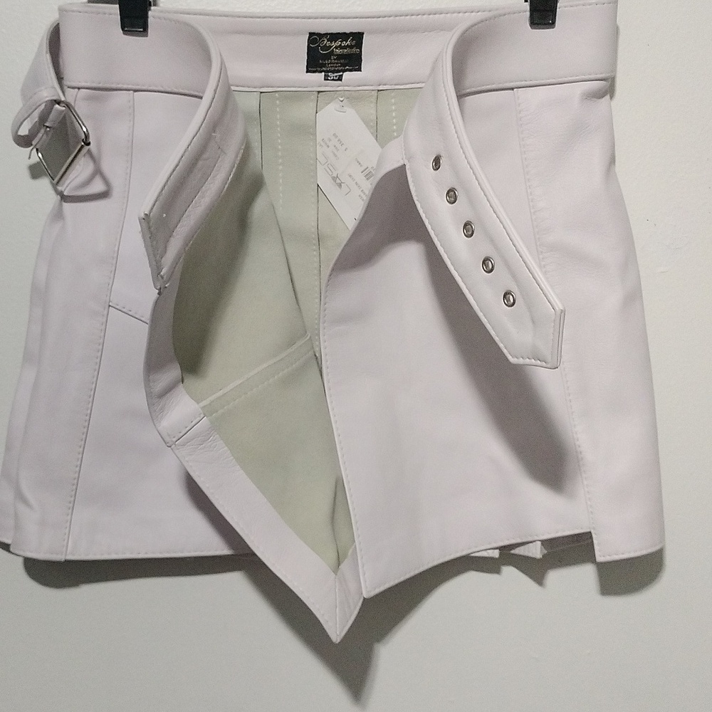 Bespoke by Nileo Ravelli lamb skin skirt